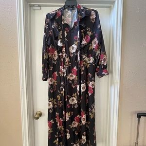 ELOQUII Floral Maxi Dress